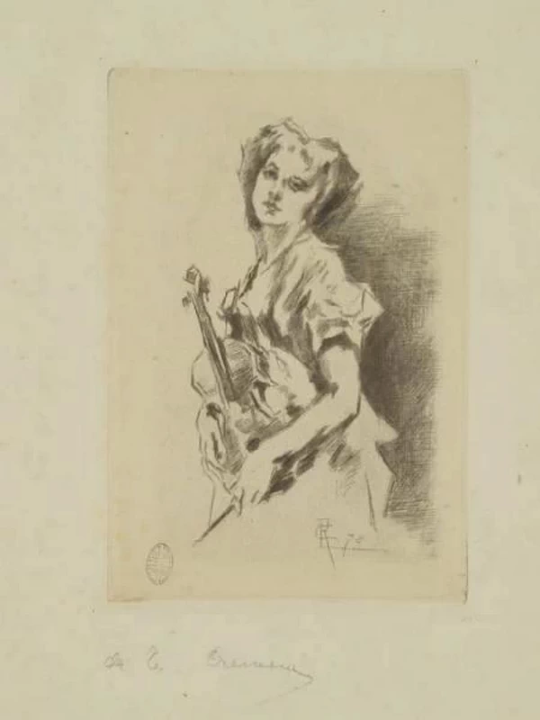 Violinista - Civica Raccolta delle Stampe Achille Bertarelli, Milano